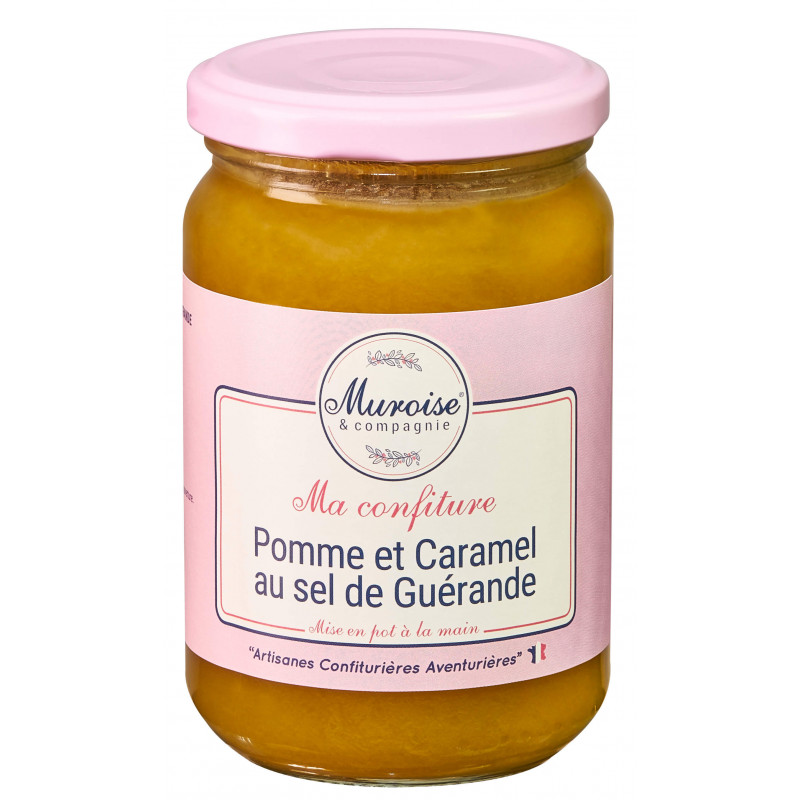 Confiture de pommes avec du caramel au sel de Guérande Confiture de pommes avec du caramel au sel de Guérande