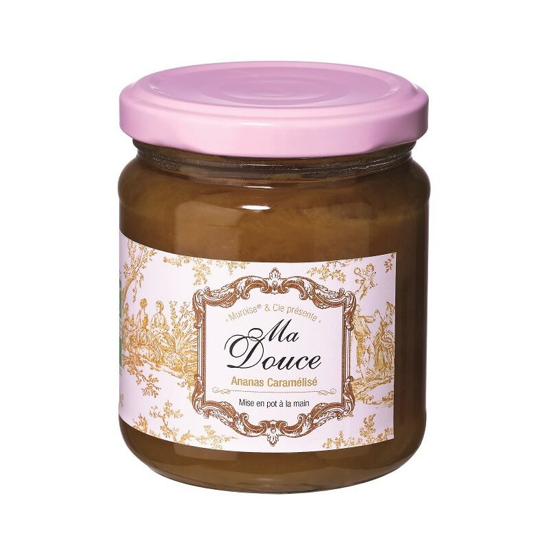 Confiture ananas avec du caramel