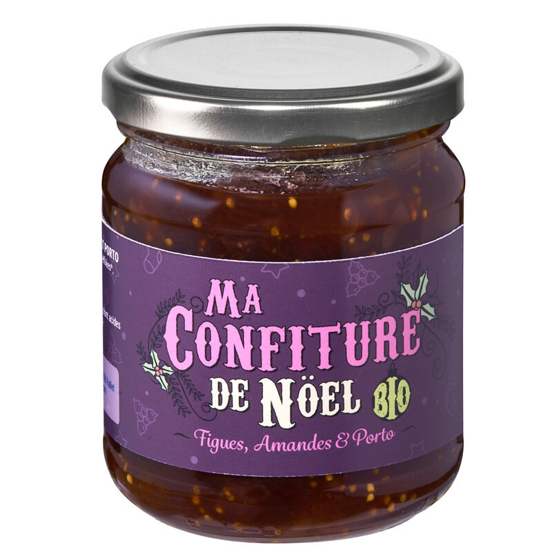 Confiture de Noël Bio (figue, amande, porto)