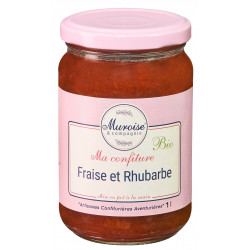 Confiture de fraise et rhubarbe bio (2)